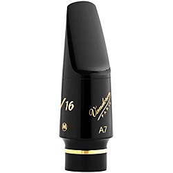 Vandoren V16 Series Hard Rubber Alto Saxophone Mouthpiece A7 - Medium Chamber 19